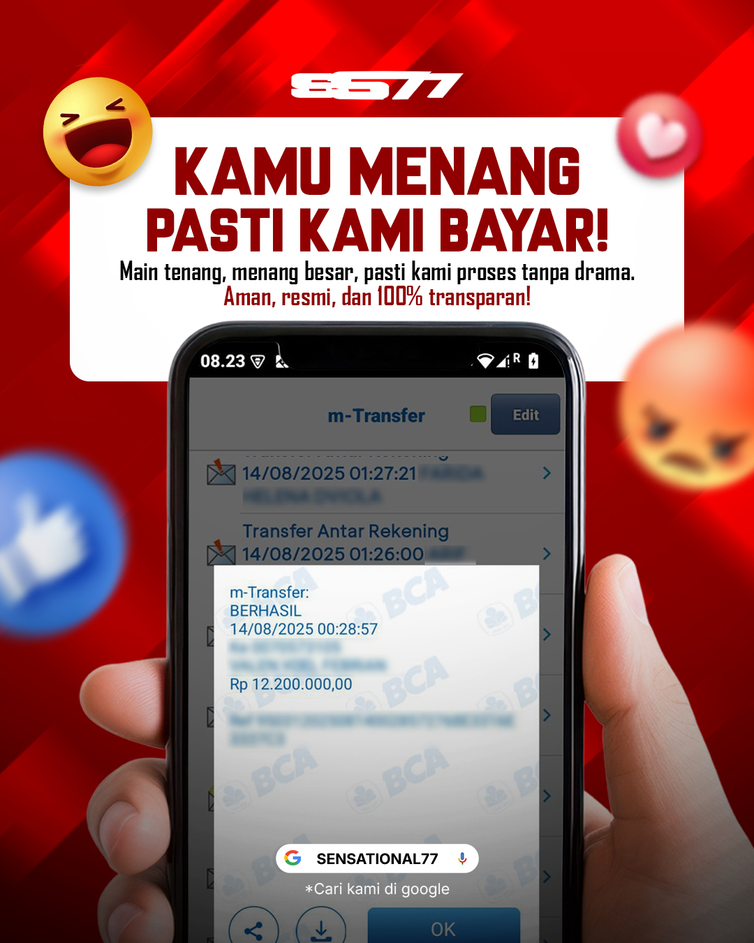 SENSATIONAL77 JACKPOT SLOT - SPADEGAMING - ROYAL KATT Rp 12.200.000.- LUNAS!