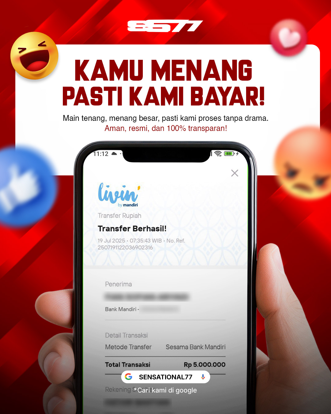 SENSATIONAL77 JACKPOT SLOT - HACKSAW - ZE ZEUS Rp 5.000.000.- LUNAS!